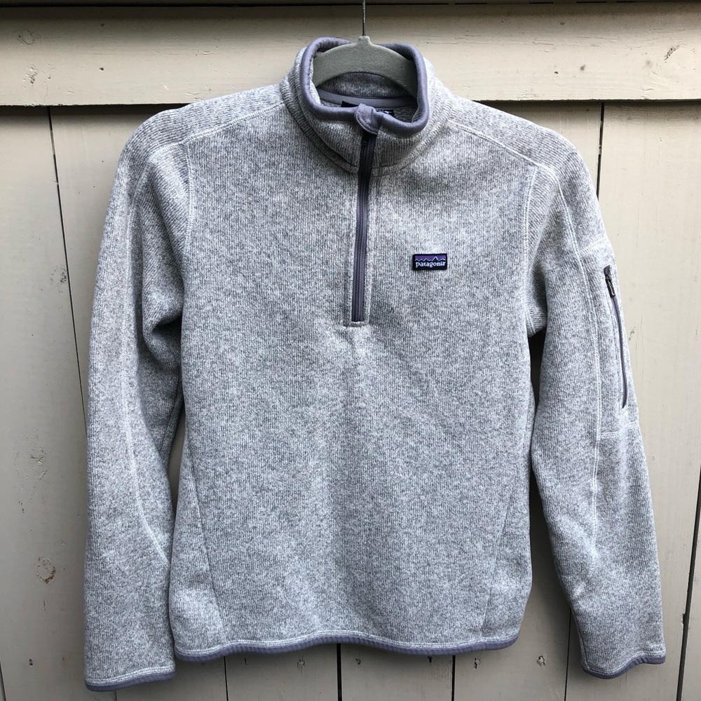 Patagonia gray pullover fleece